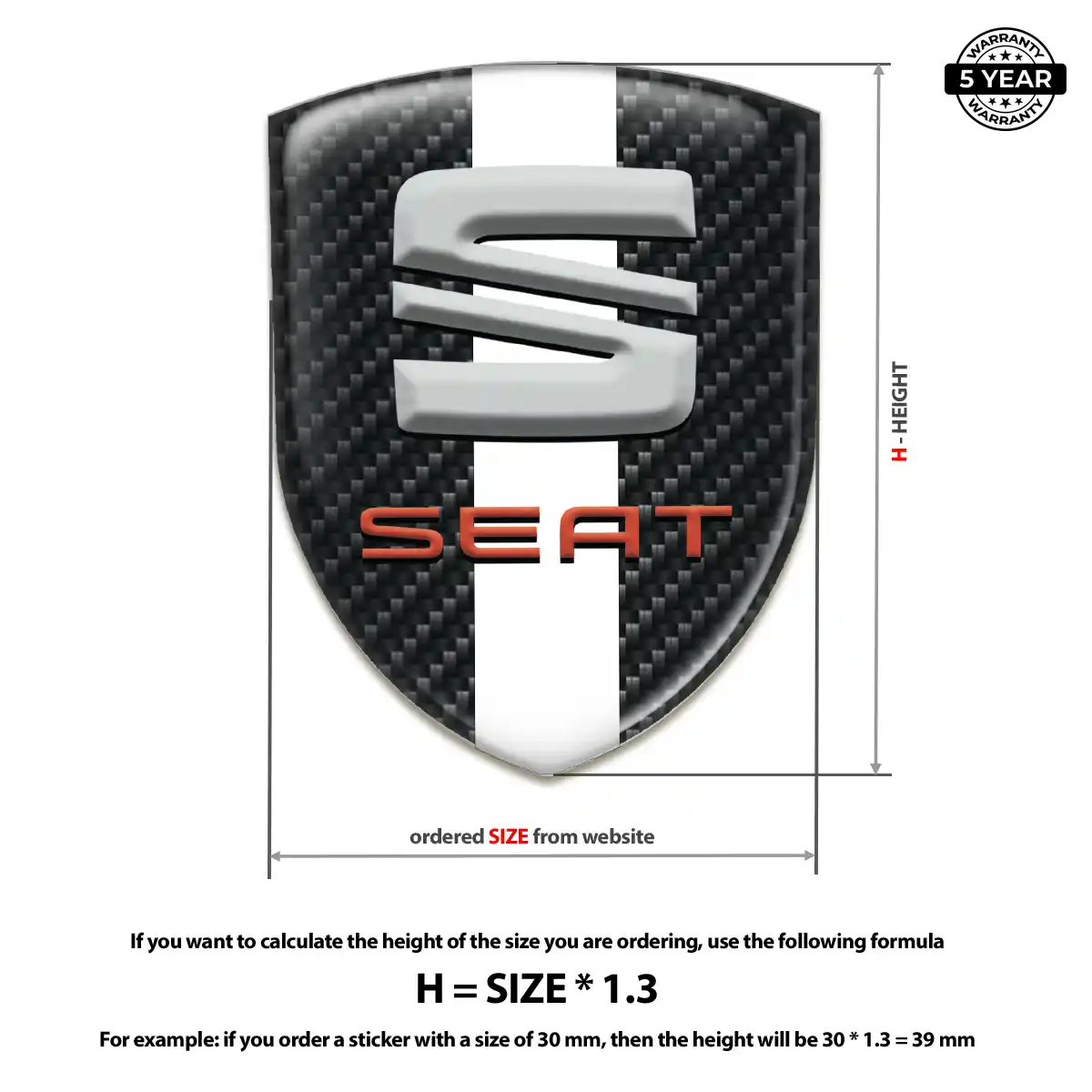 Seat Badge Signature Grade