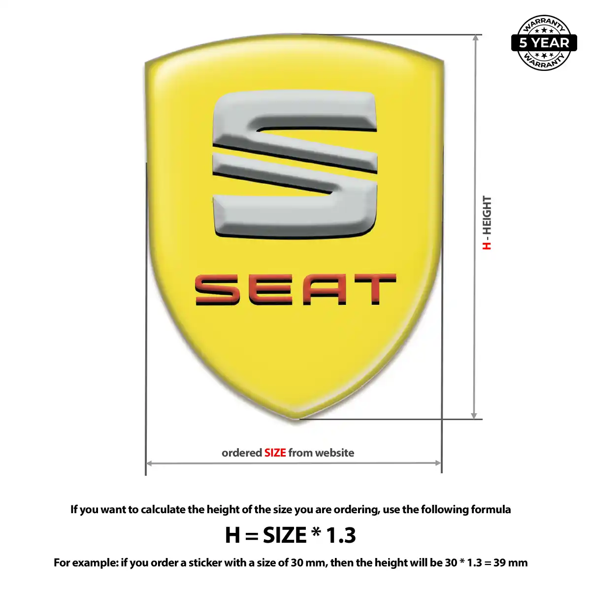 Seat Badge Superior Craft