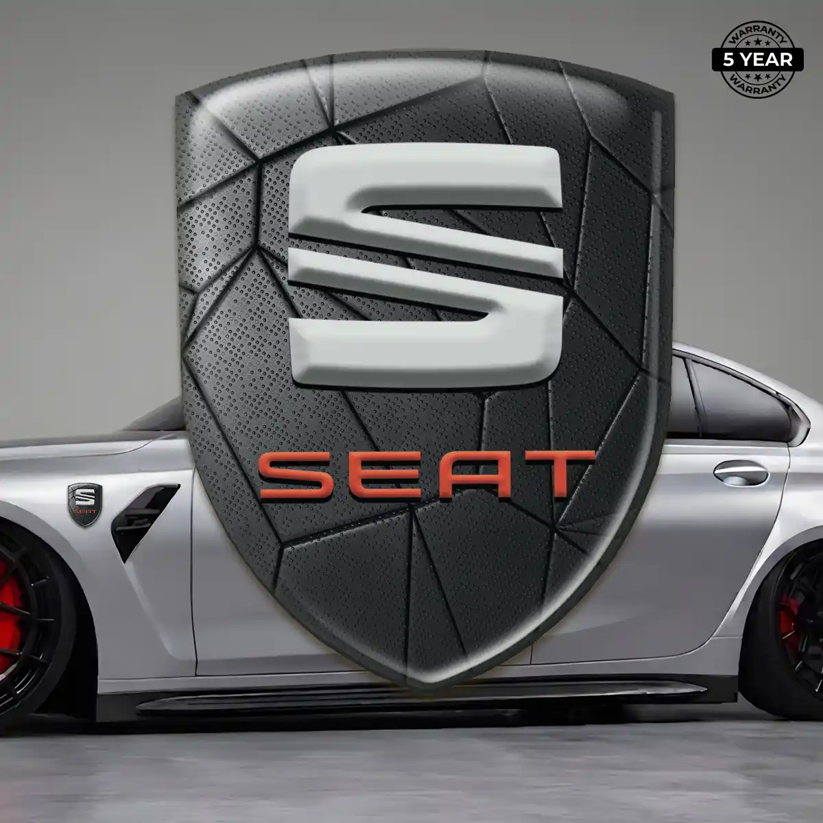 Seat Car Badge Sticker Refined Design