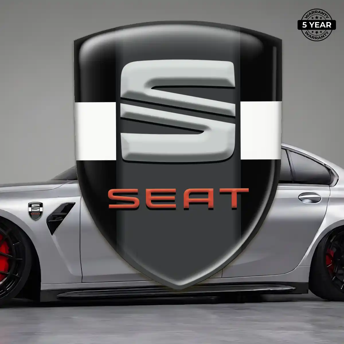 Seat Car Badge Sticker Signature Grade
