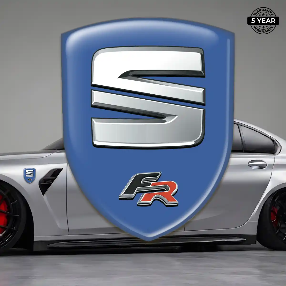Seat Car Badge Sticker Sleek Style