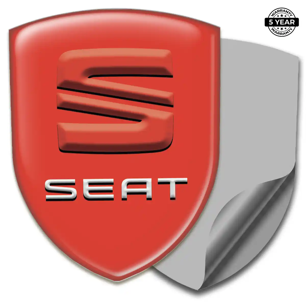 Seat Car Emblem Decal Refined Design