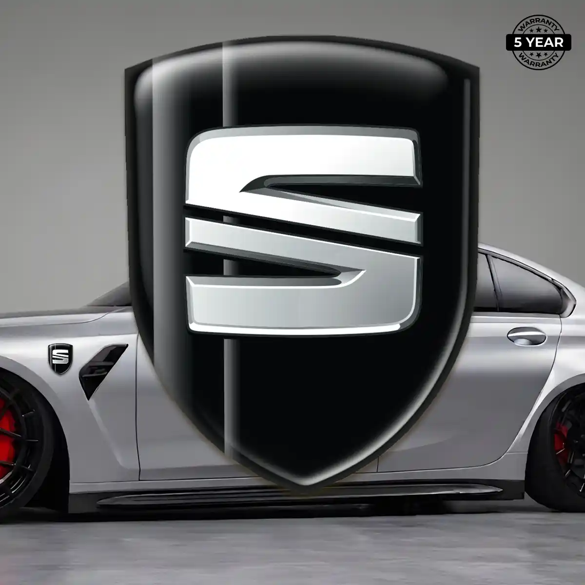 Seat Car Emblem Decal Sleek Style