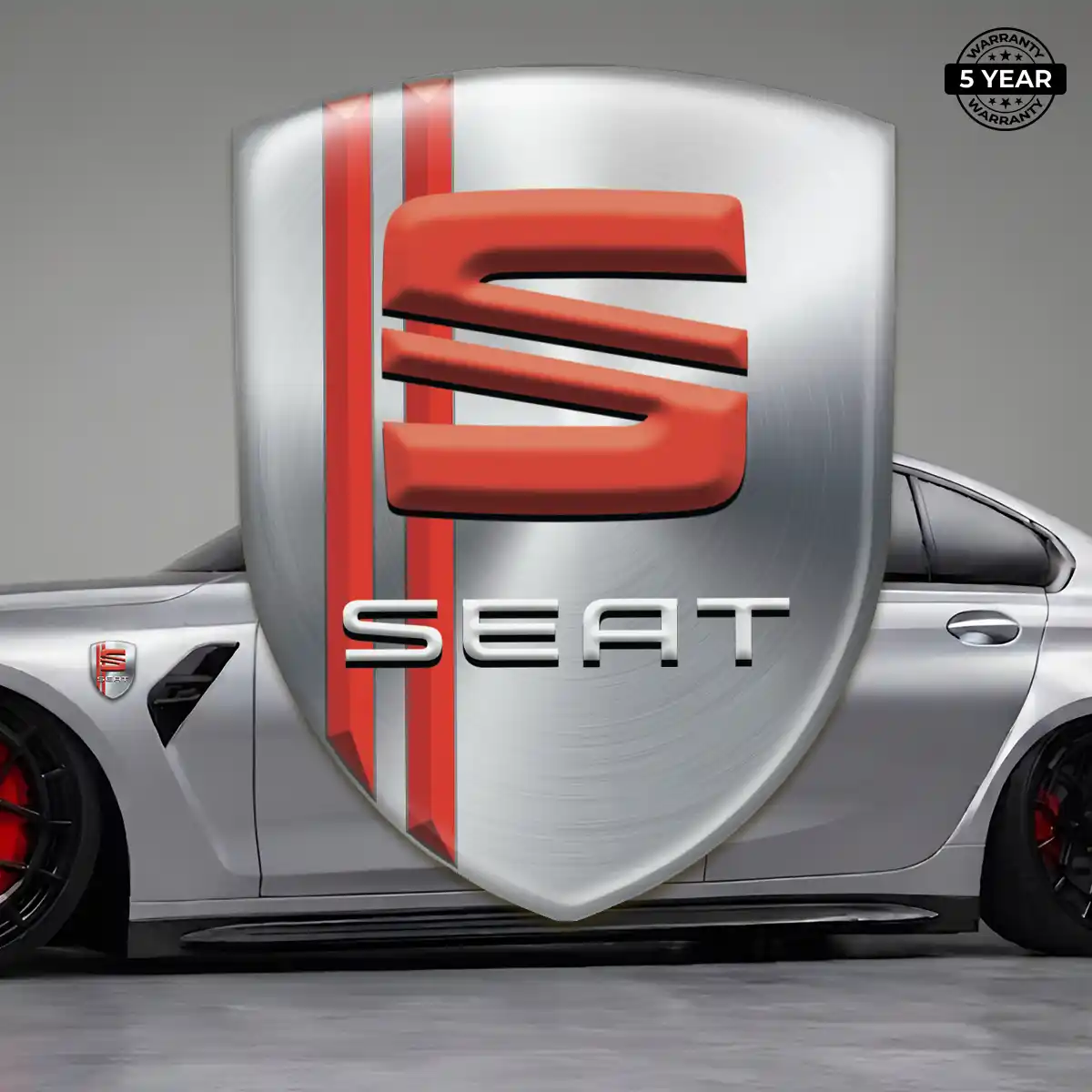 Seat Car Emblem Overlay Elite Finish