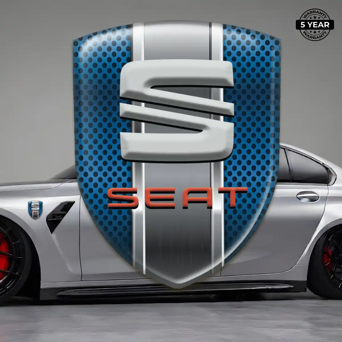 Seat Car Emblem Sticker Refined Design