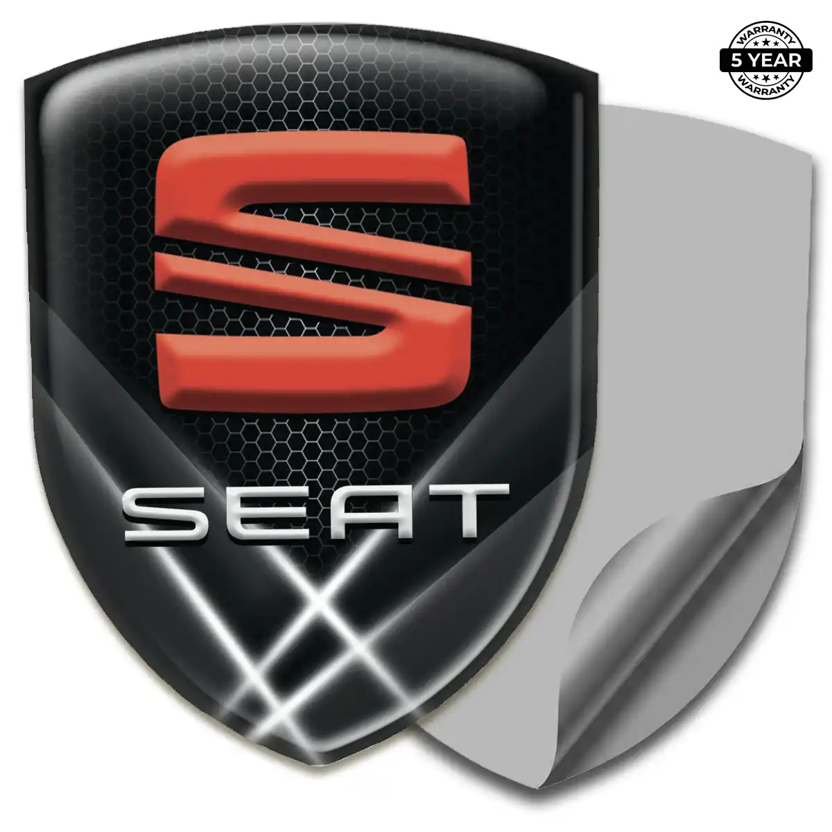 Seat Crest Emblem Sleek Style