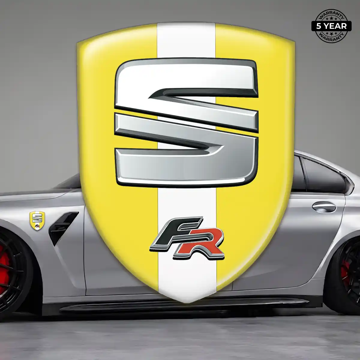 Seat Crest Logo Emblem Elite Finish