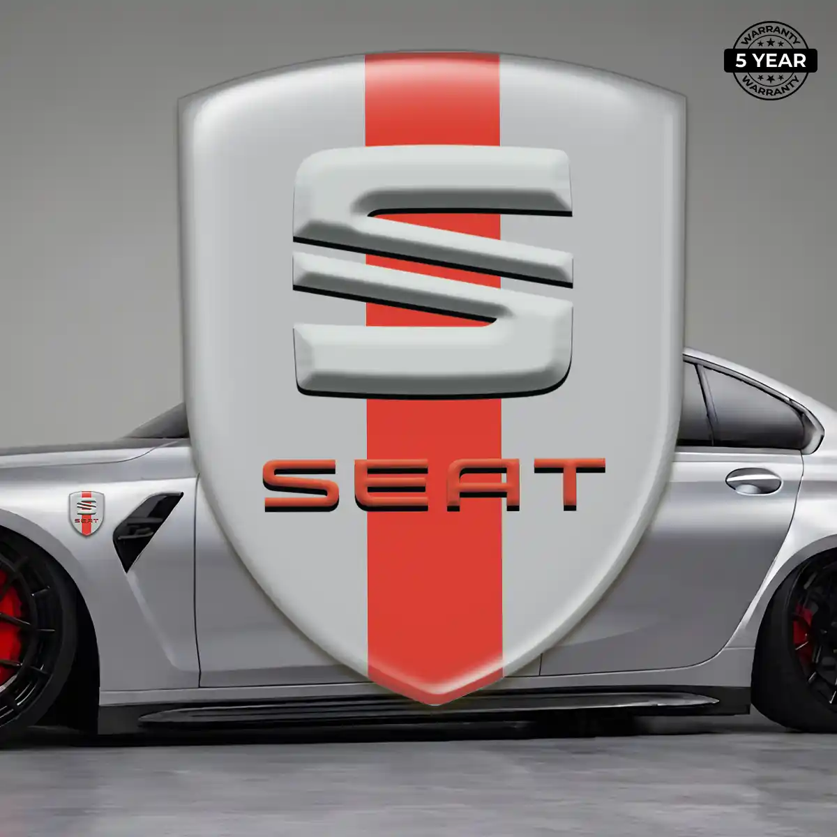 Seat Crest Logo Emblem Refined Design