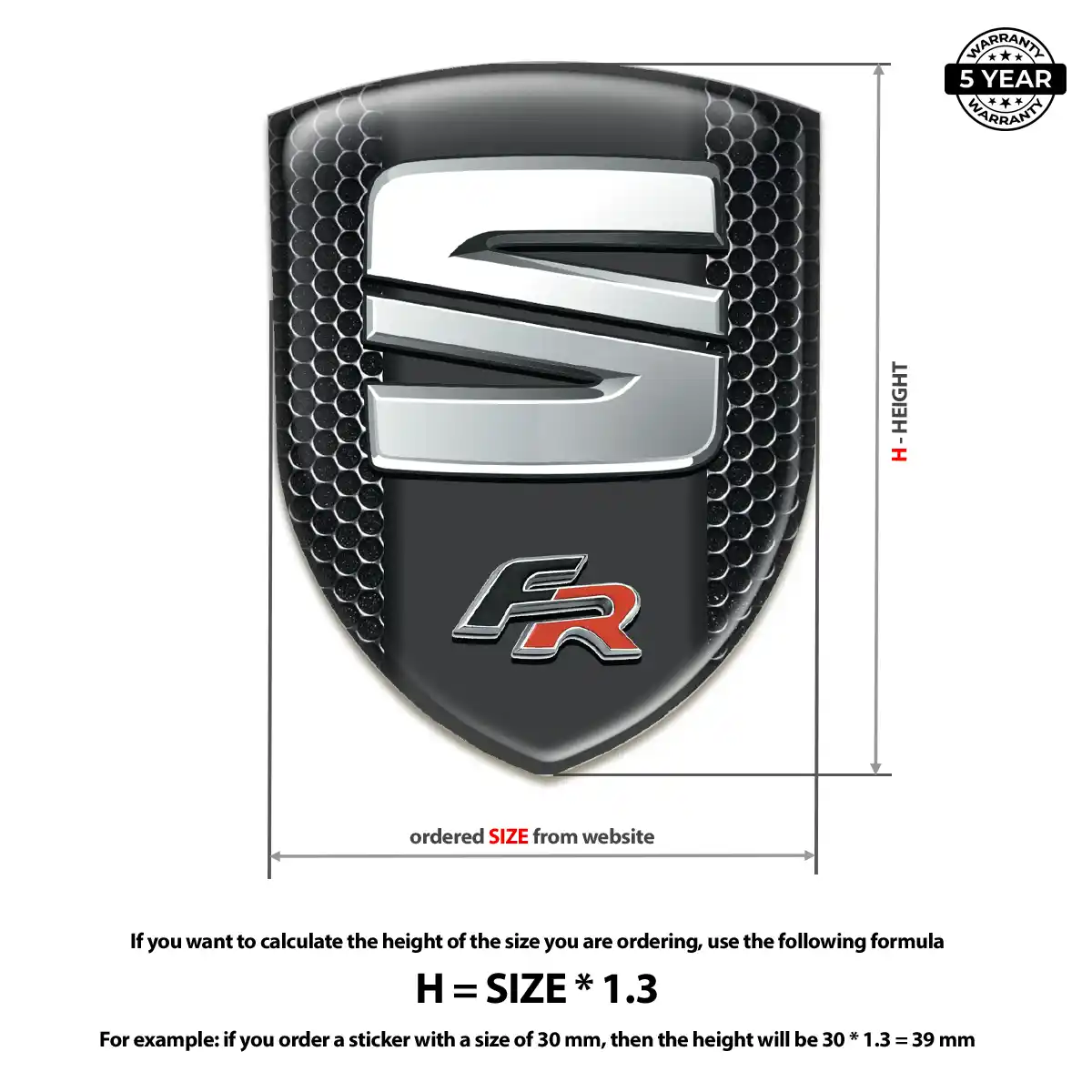 Seat Crest Logo Emblem Sleek Style