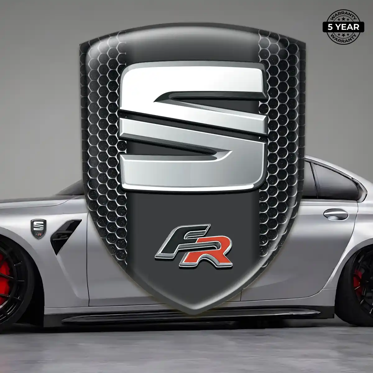 Seat Crest Logo Emblem Sleek Style