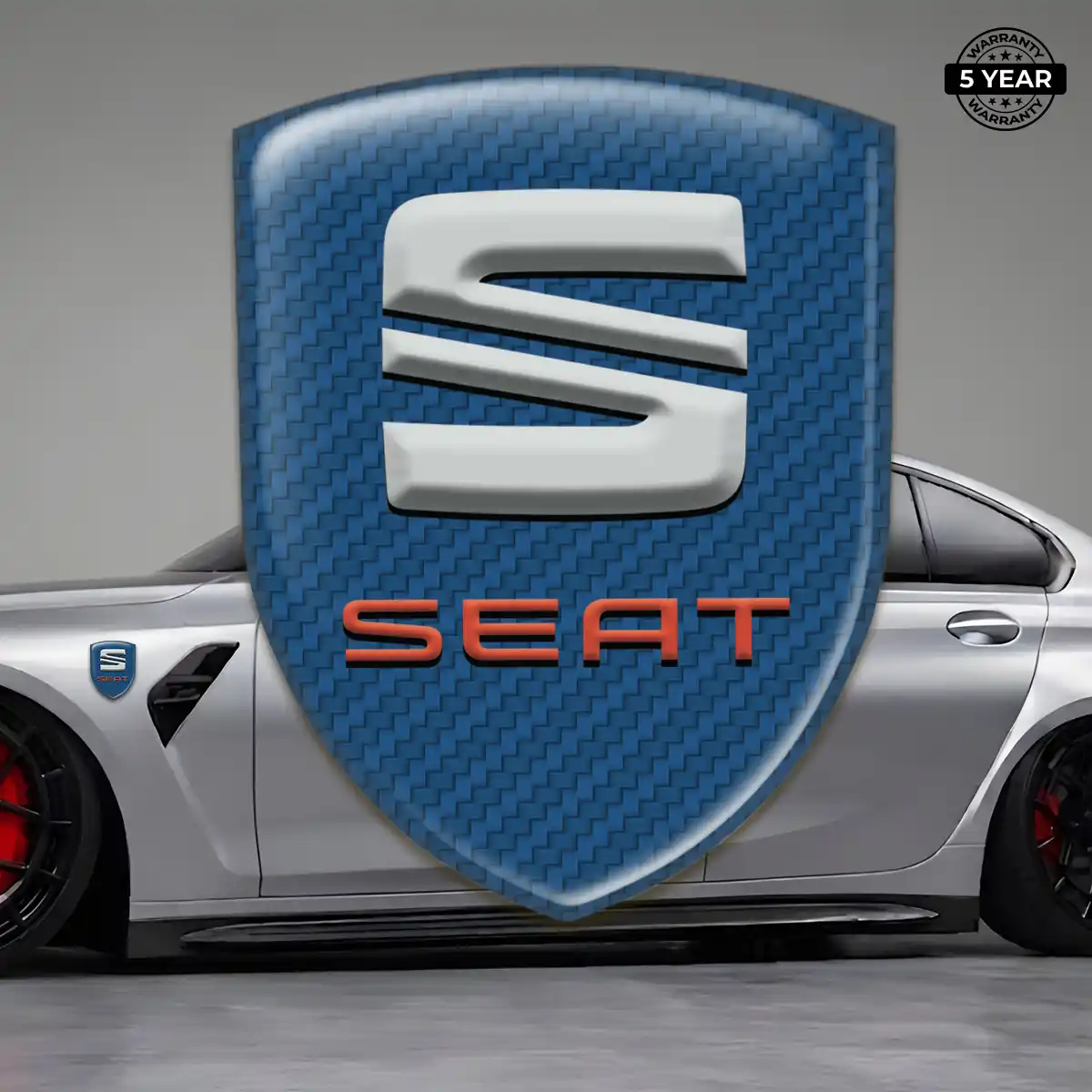 Seat Domed Badge Prestige Line
