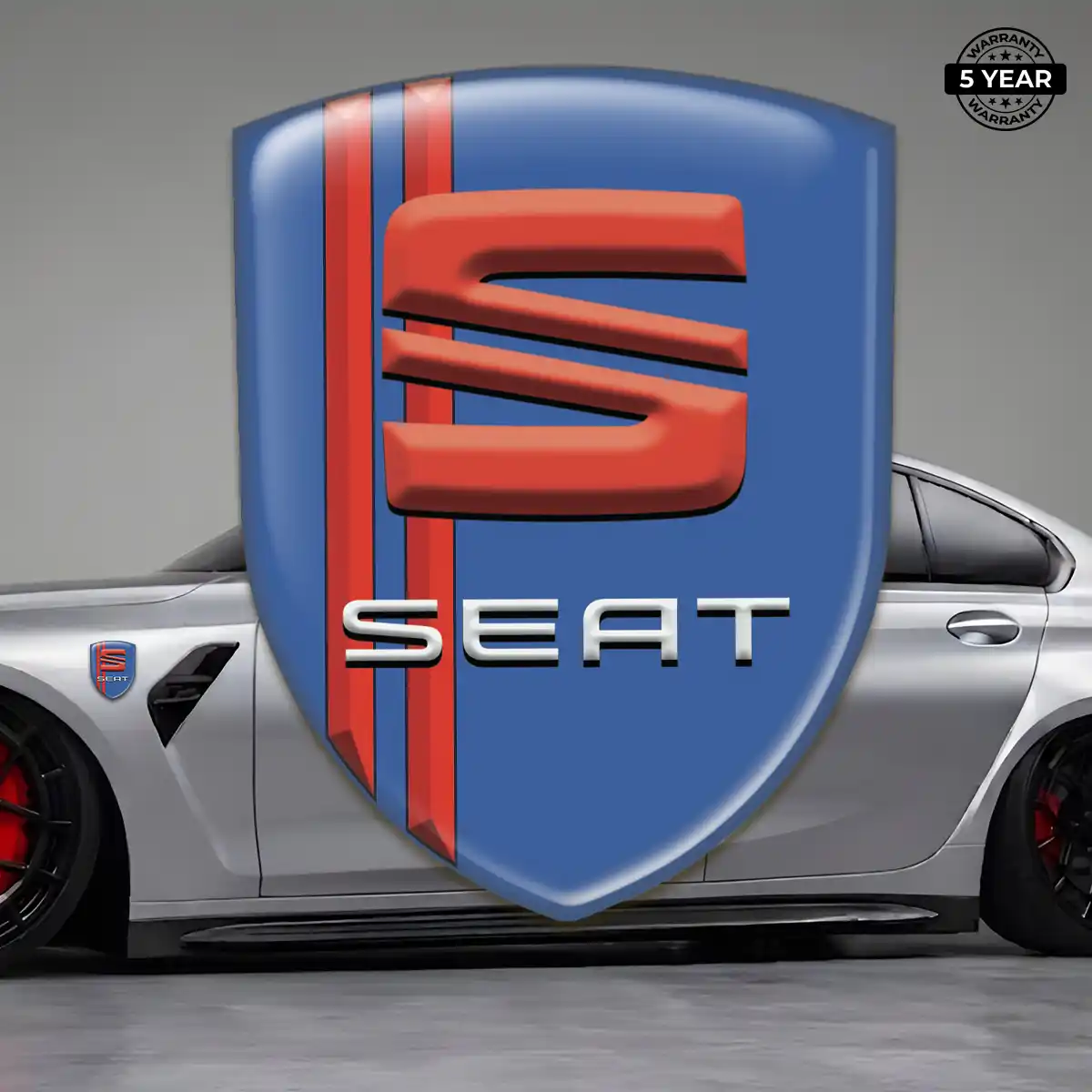 Seat Domed Badge Prime Quality