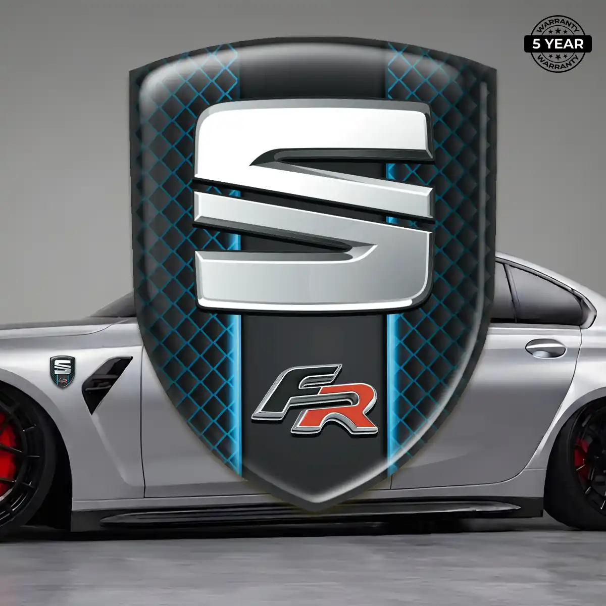 Seat Domed Badge Signature Grade