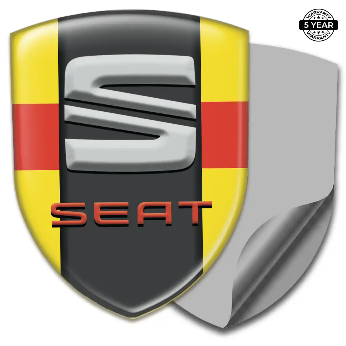 Seat Domed Car Sticker Prime Quality