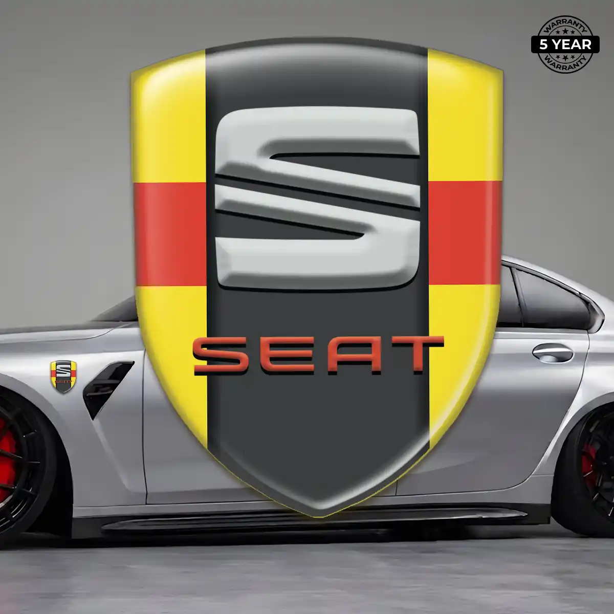 Seat Domed Car Sticker Prime Quality