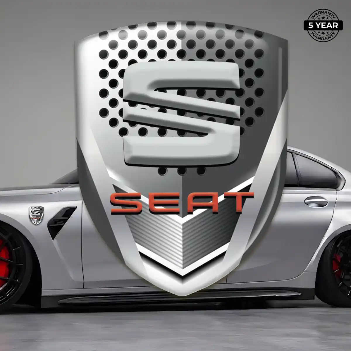 Seat Domed Car Sticker Superior Craft