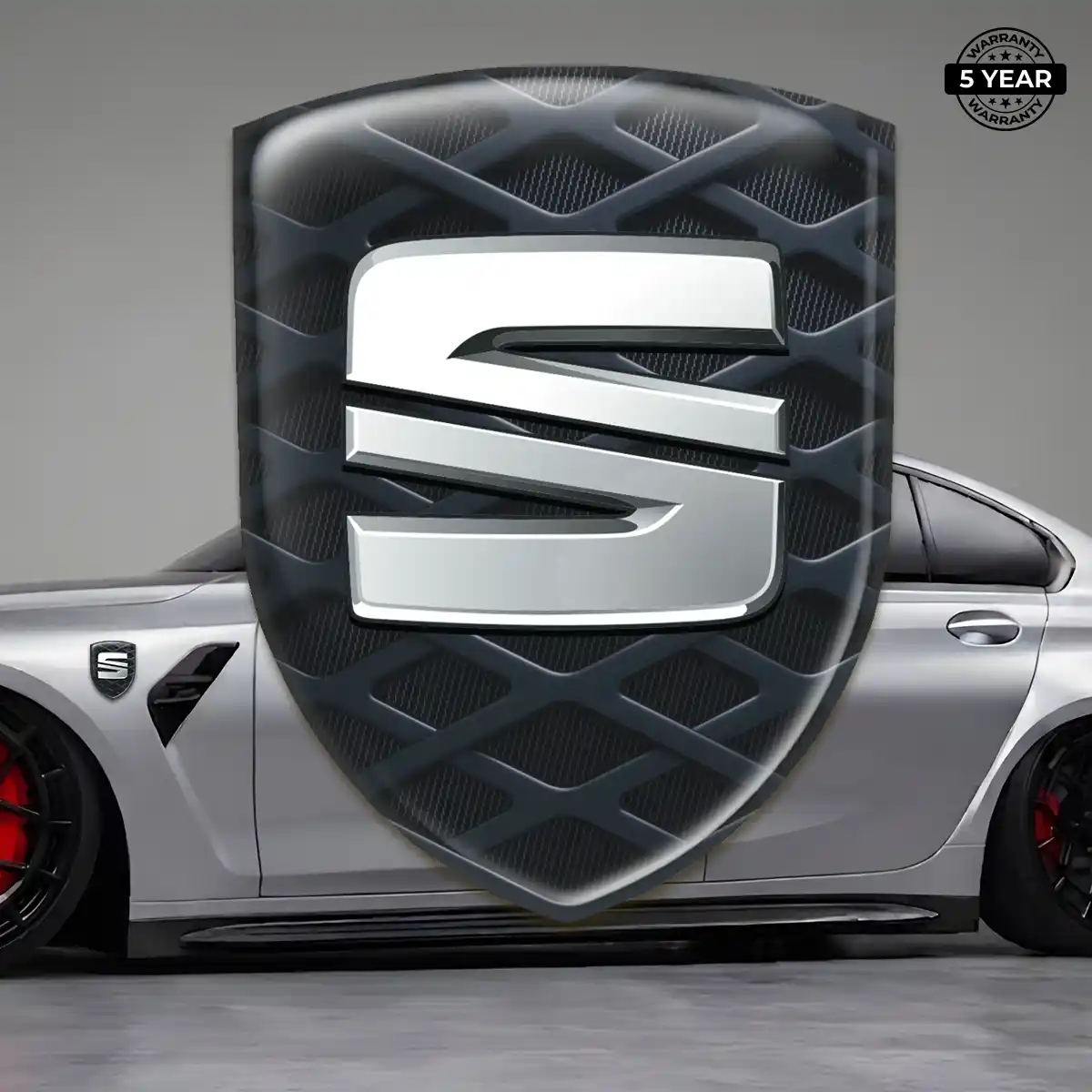 Seat Domed Decal Elite Finish