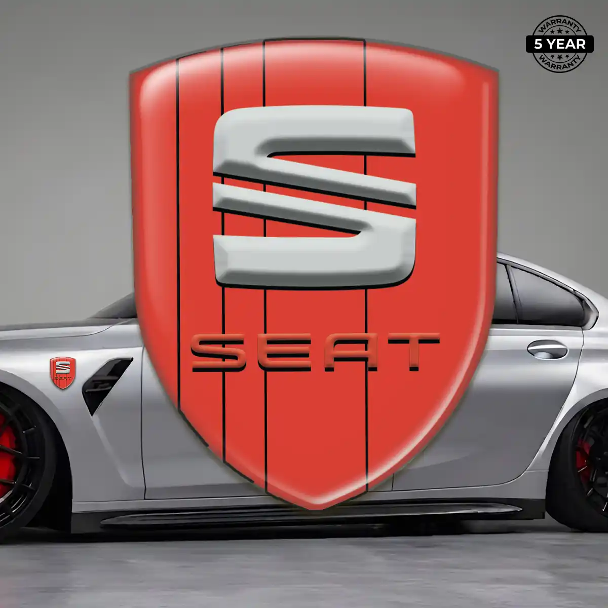 Seat Domed Decal Prime Quality