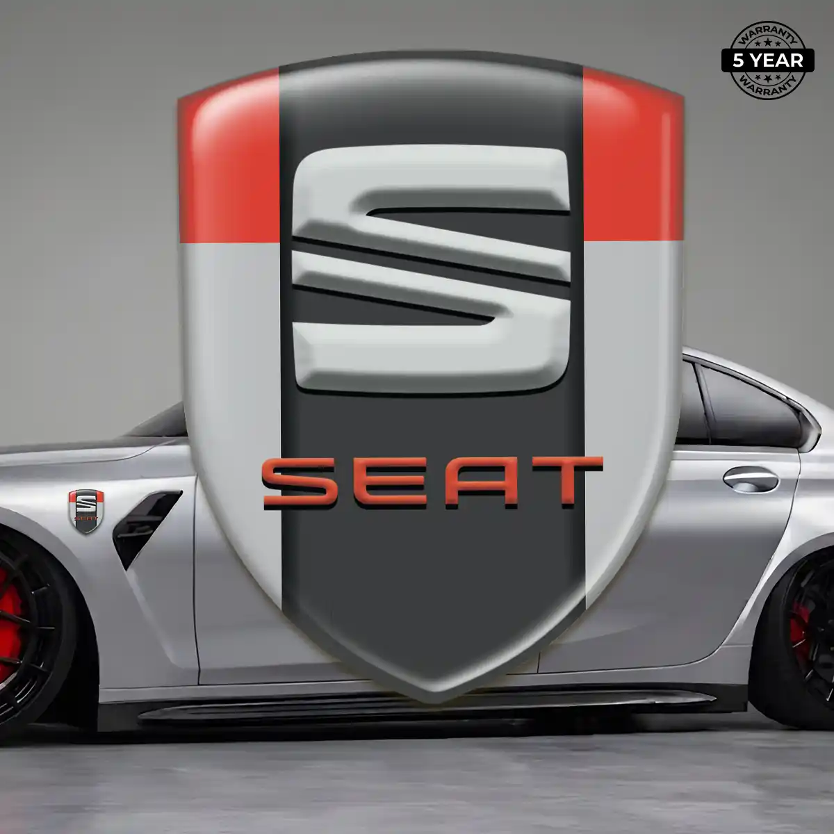 Seat Domed Decal Signature Grade