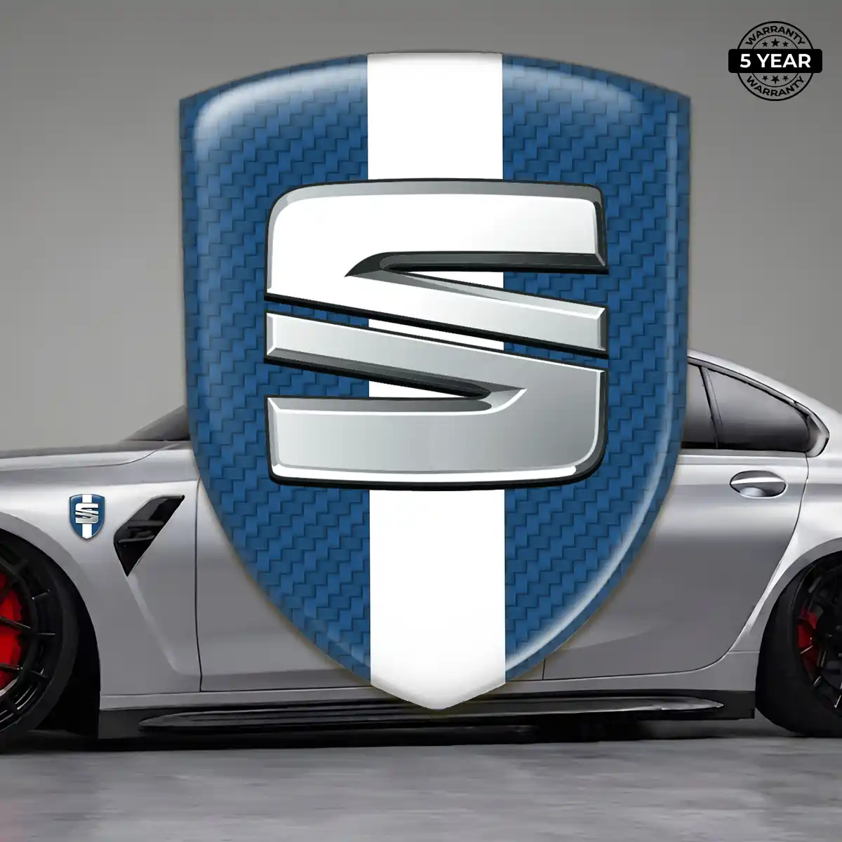 Seat Domed Decal Sleek Style