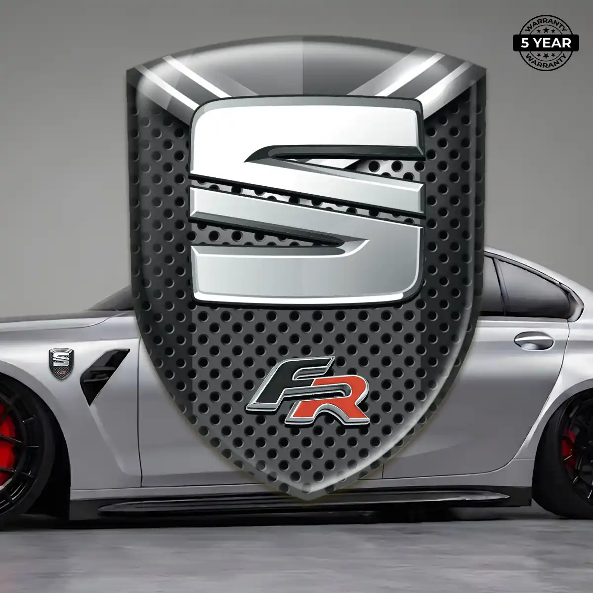 Seat Domed Emblem Prime Quality