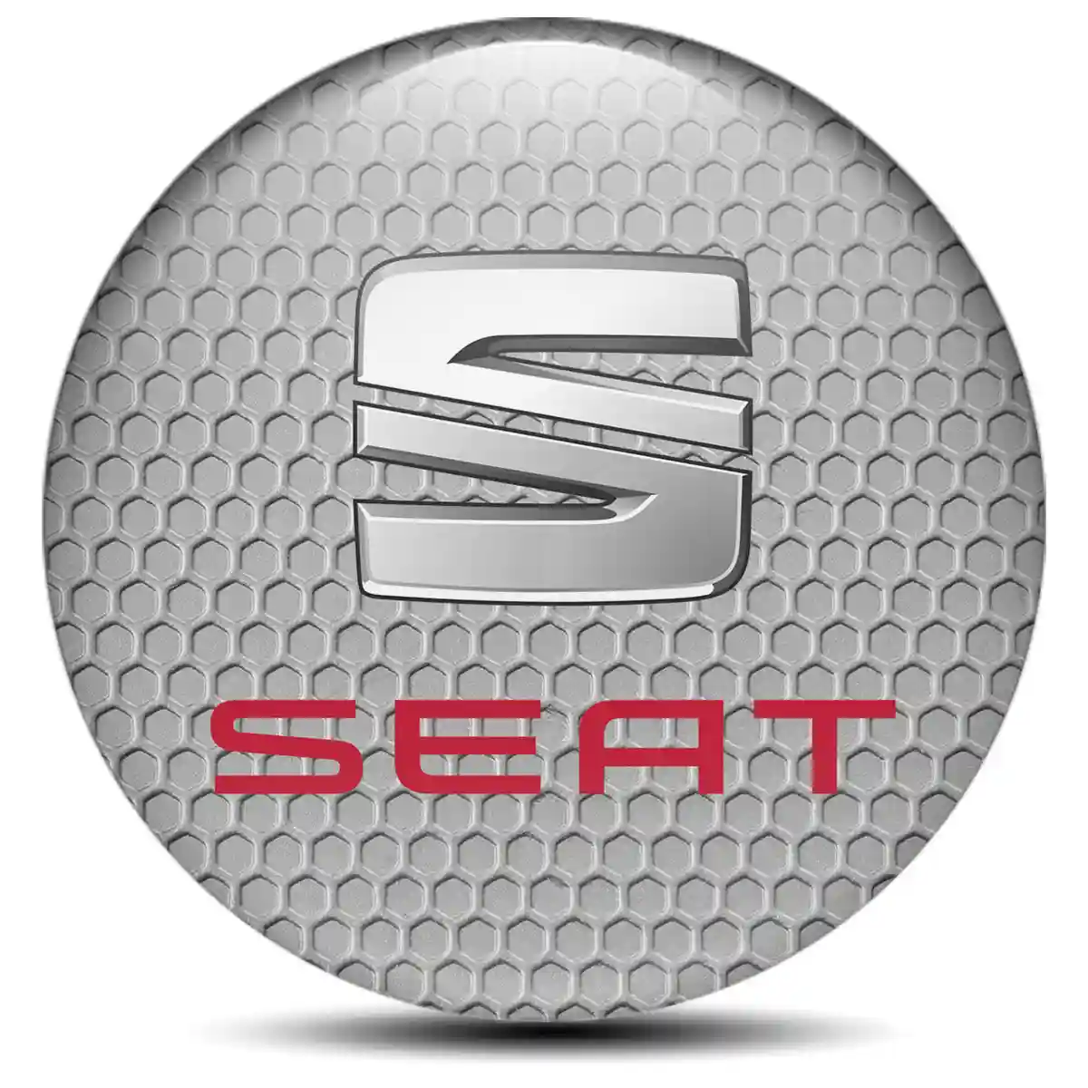 Seat Domed Emblem Self-Adhesive Refined Design