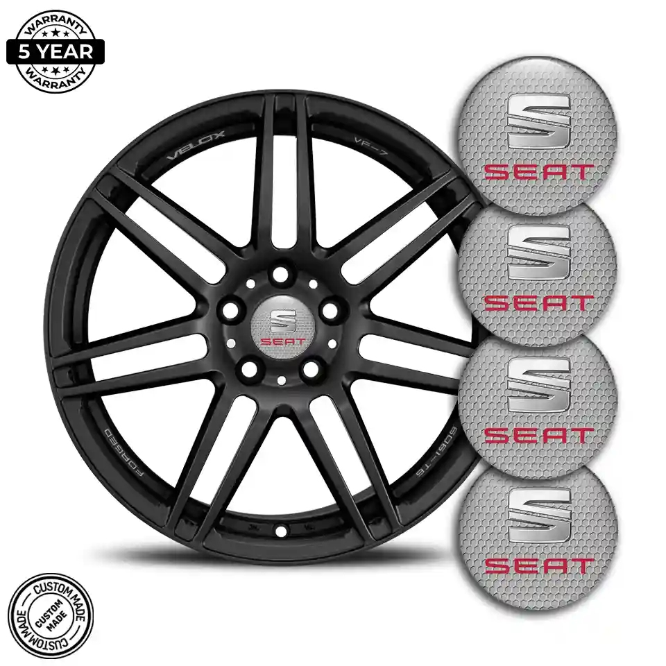 Seat Domed Emblem Self-Adhesive Refined Design