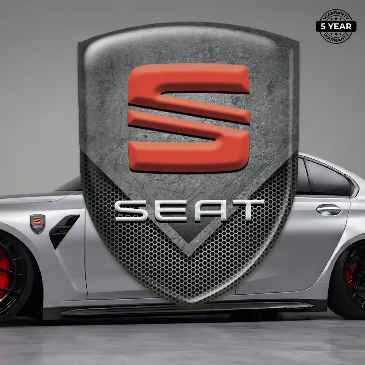 Seat Domed Emblem Signature Grade