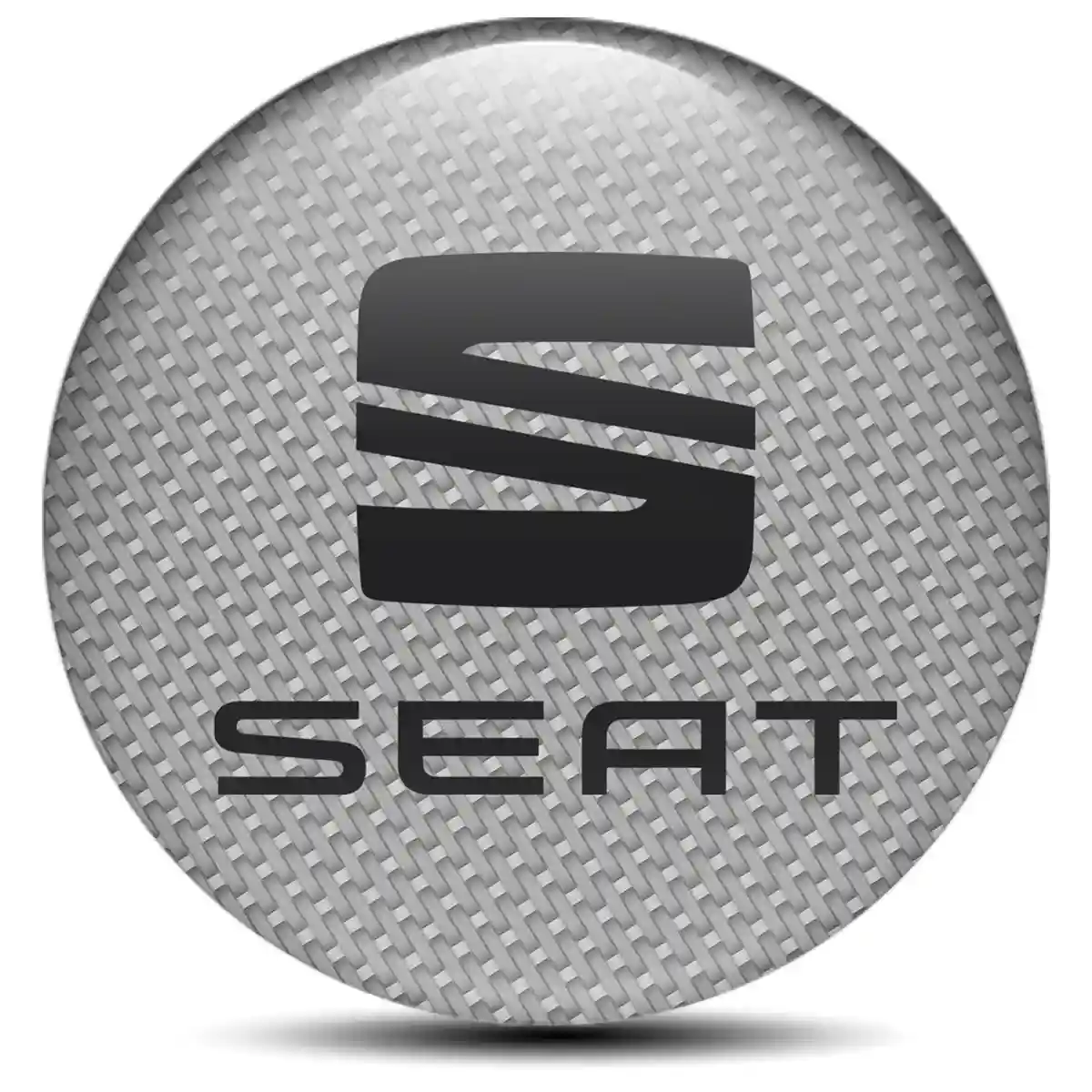 Seat Domed Emblem Sleek Style