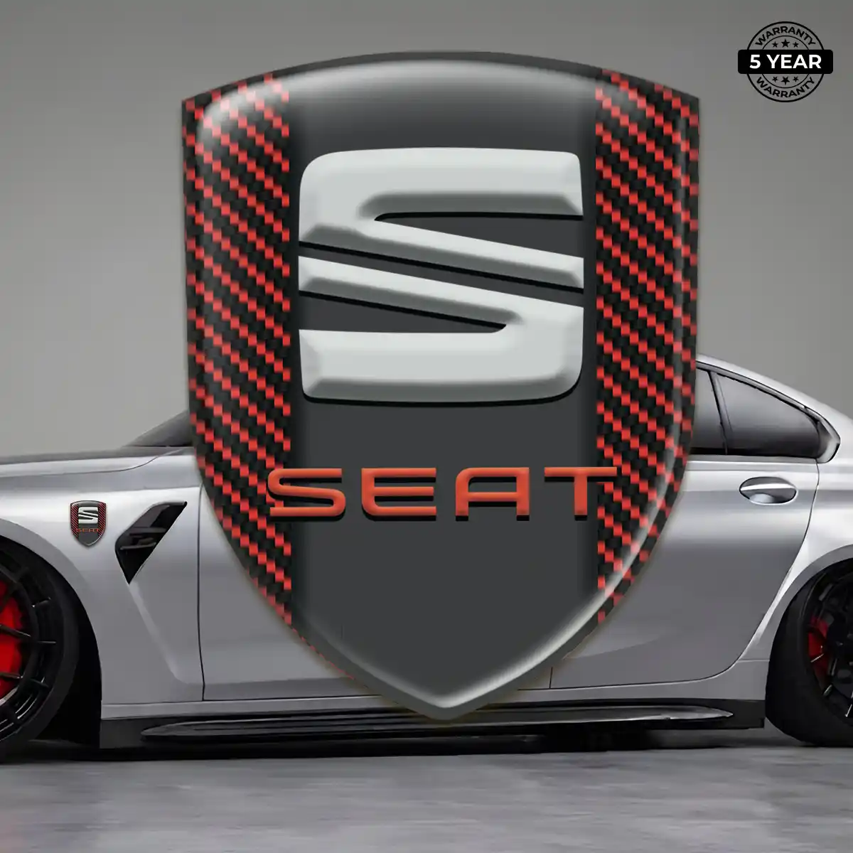 Seat Domed Emblem Superior Craft