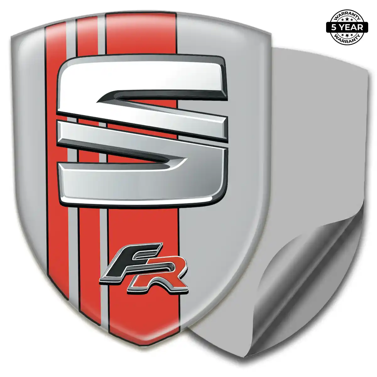 Seat Domed Logo Sticker Prime Quality
