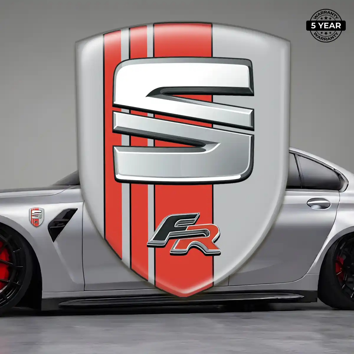 Seat Domed Logo Sticker Prime Quality