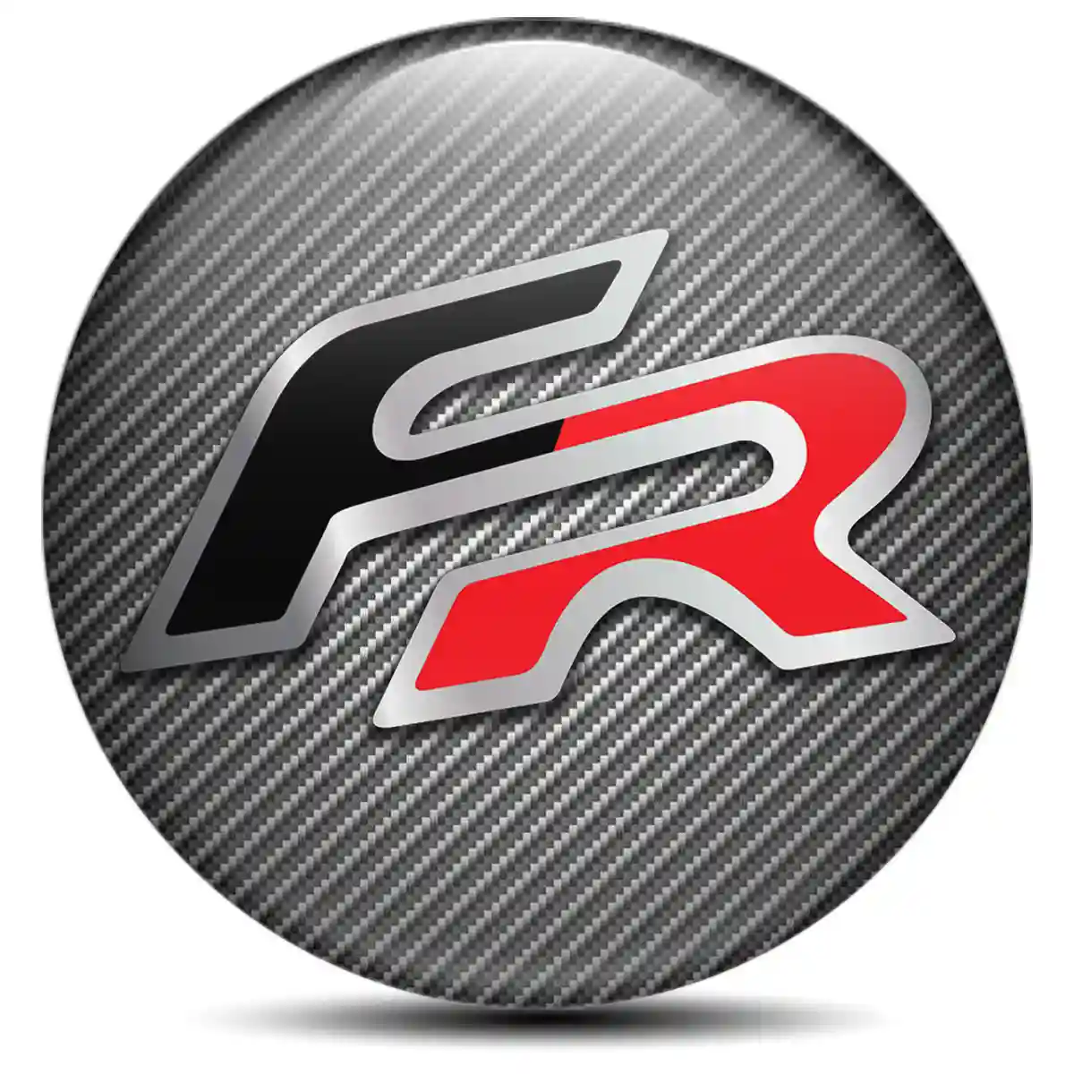 Seat Domed Sticker Self-Adhesive Refined Design