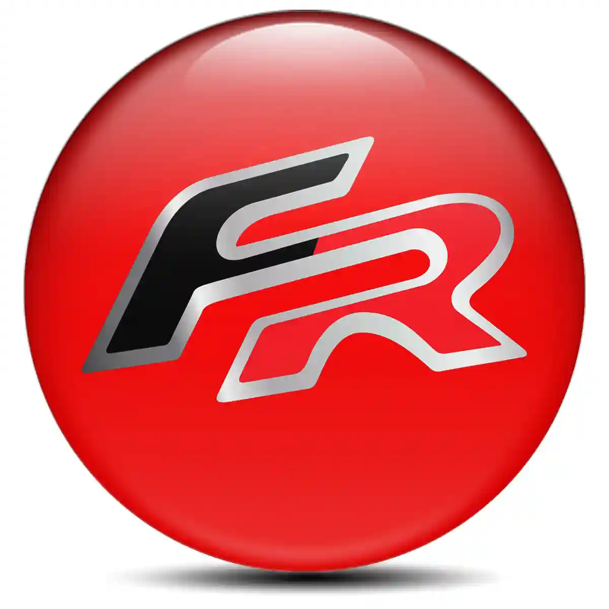 Seat Domed Sticker Self-Adhesive Sleek Style