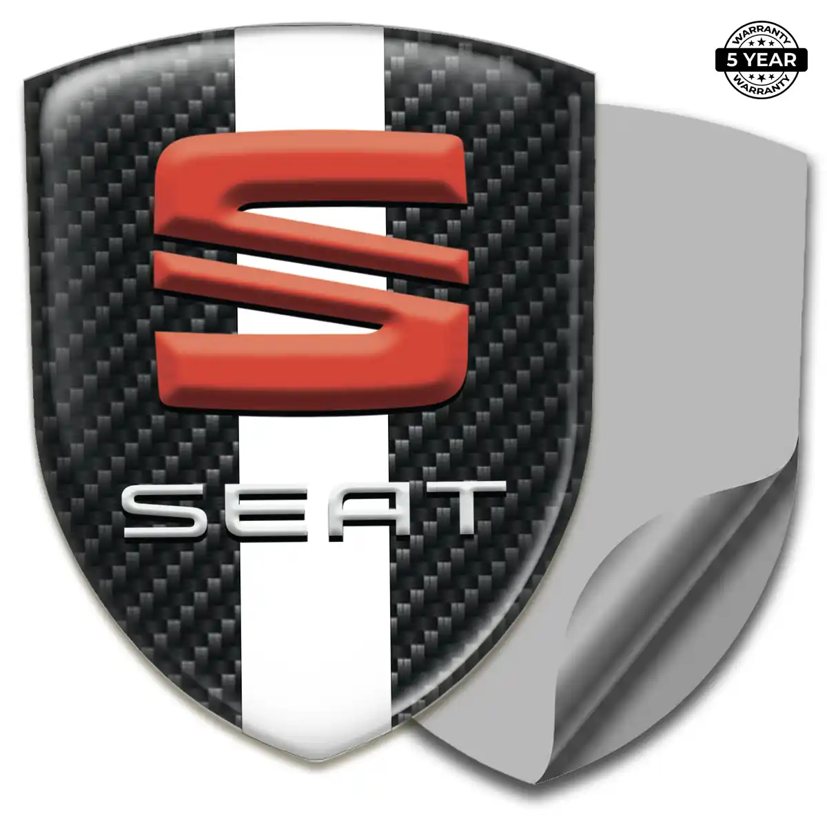 Seat Emblem Badge Logo Prestige Line