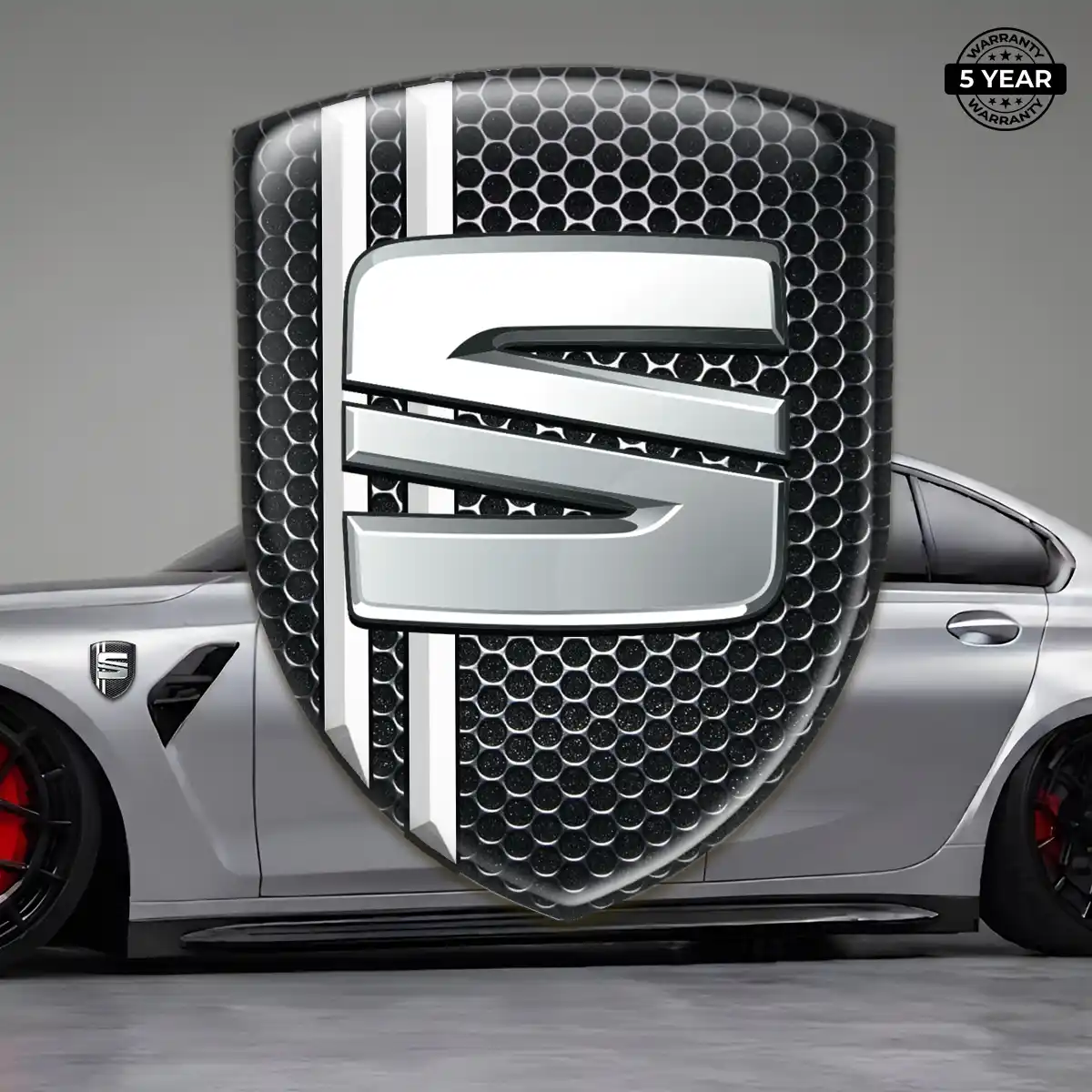 Seat Emblem Badge Logo Refined Design