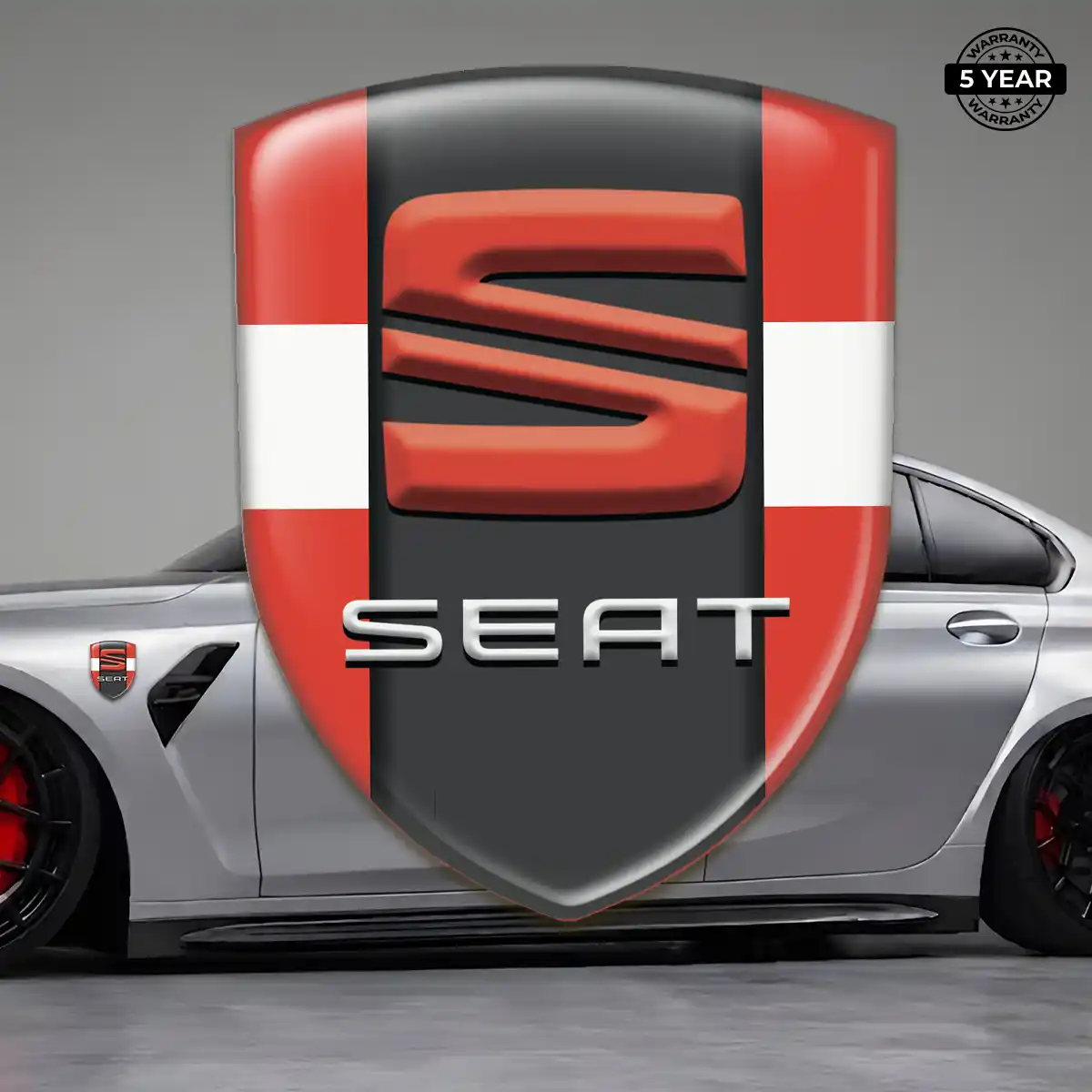 Seat Emblem Badge Logo Signature Grade