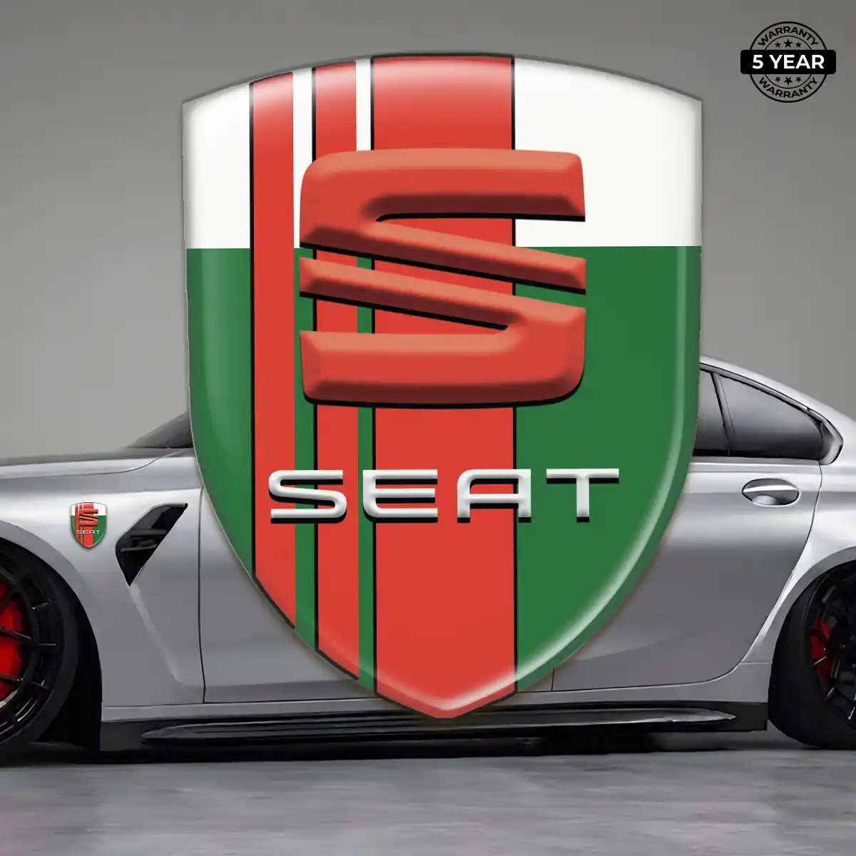 Seat Emblem Badge Logo Sleek Style