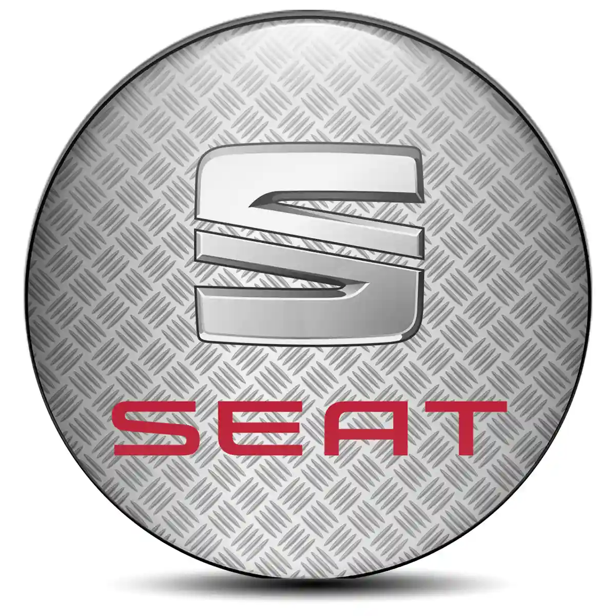 Seat Emblem Center Hub Cap Self-Adhesive Refined Design