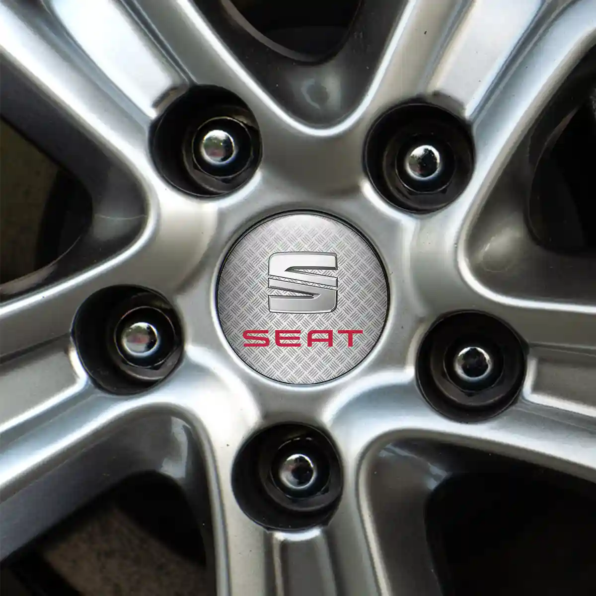 Seat Emblem Center Hub Cap Self-Adhesive Refined Design