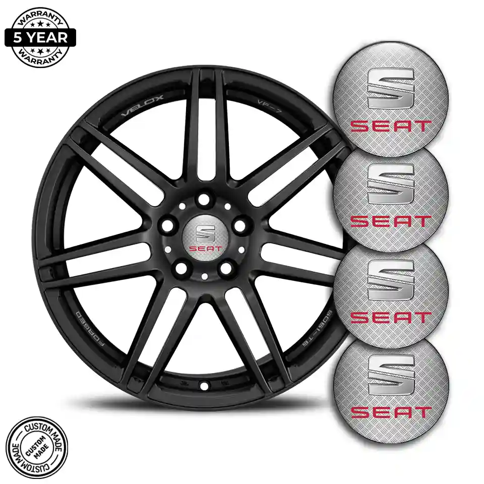 Seat Emblem Center Hub Cap Self-Adhesive Refined Design
