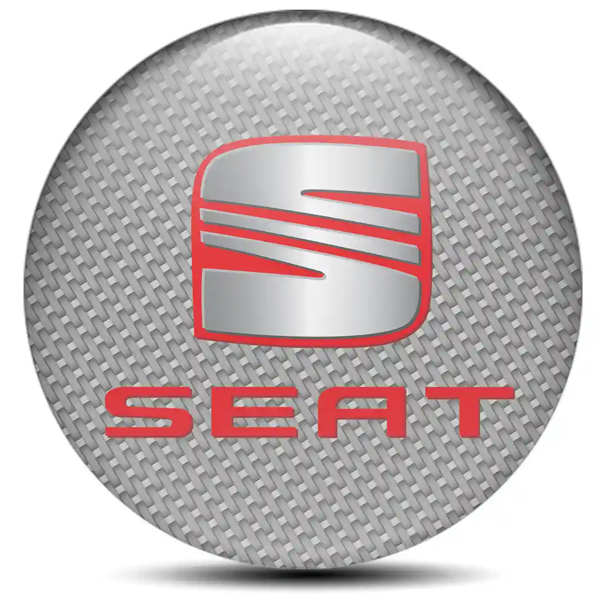 Seat Emblem Center Hub Cap Self-Adhesive Sleek Style