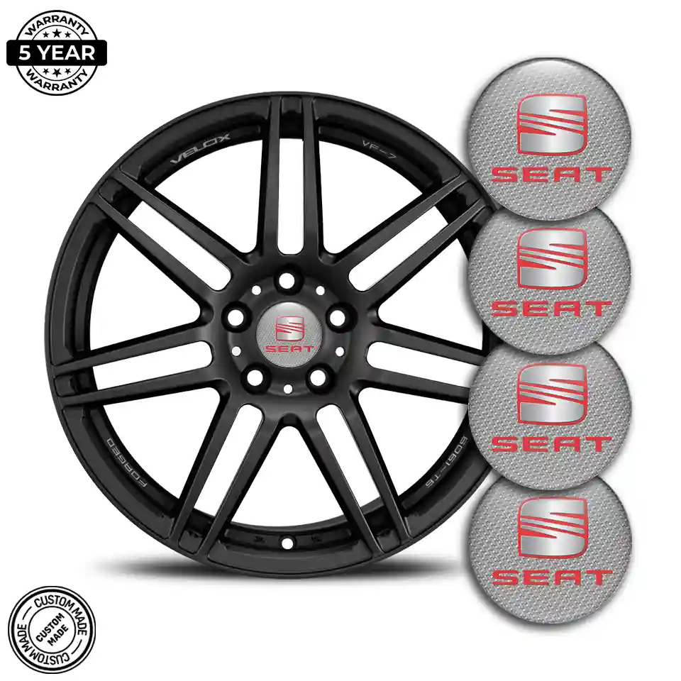 Seat Emblem Center Hub Cap Self-Adhesive Sleek Style