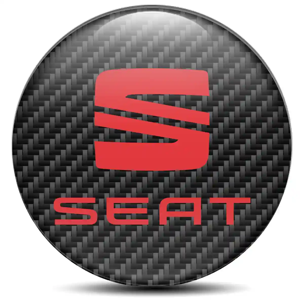Seat Emblem Center Hup Cap Elite Finish