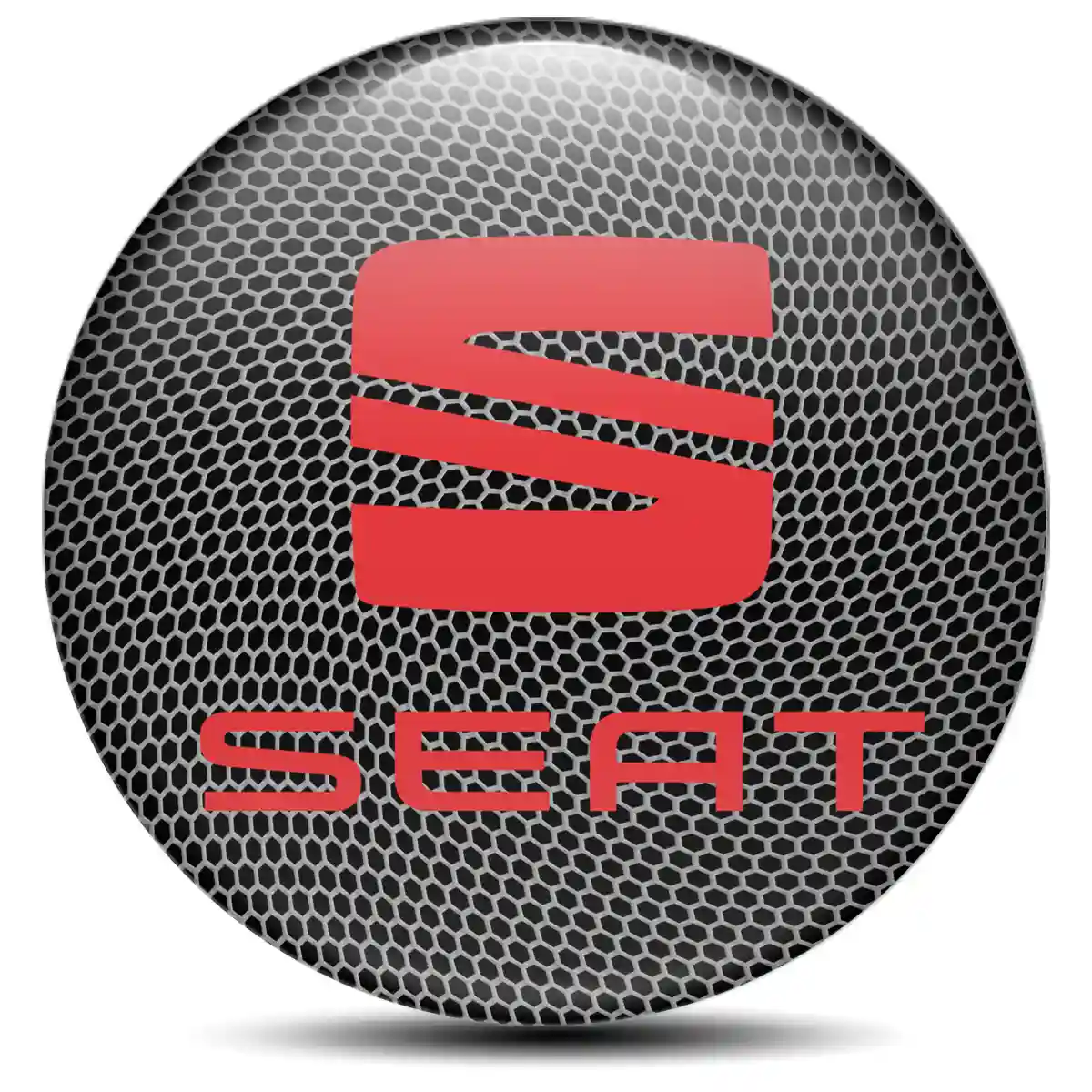 Seat Emblem Center Hup Cap Refined Design