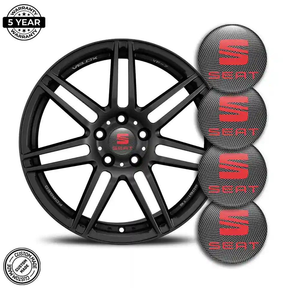 Seat Emblem Center Hup Cap Refined Design