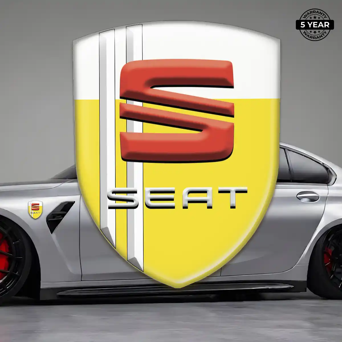 Seat Emblem Crest Elite Finish