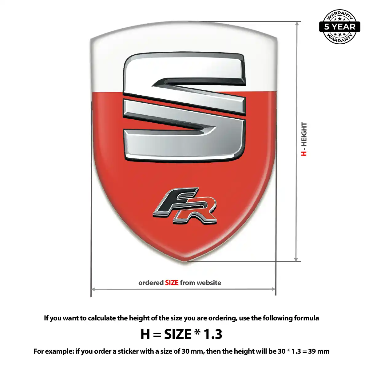 Seat Emblem Crest Prestige Line