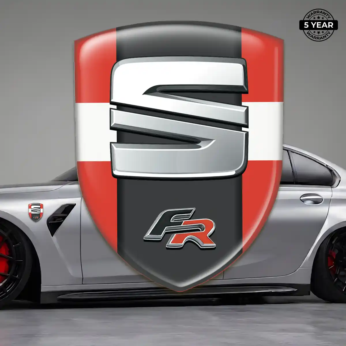 Seat Emblem Crest Refined Design