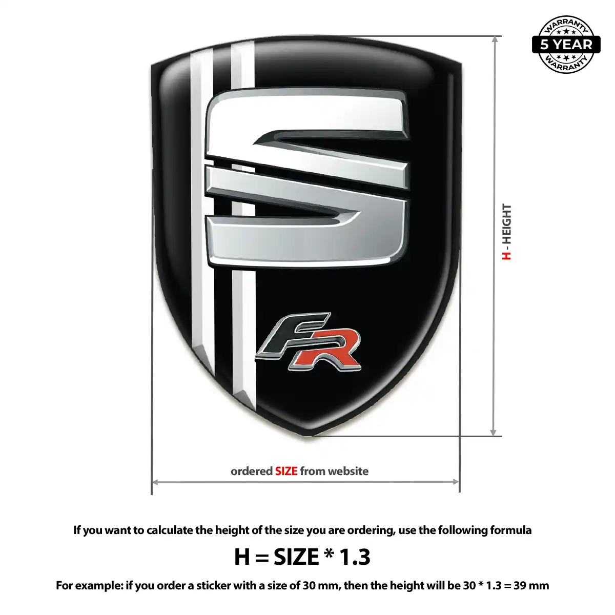 Seat Emblem Crest Signature Grade